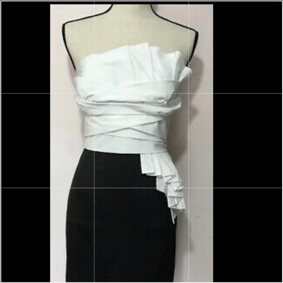 Max & Cleo Dresses & Skirts - 🔵Nordstrom NWT Black & White Strapless Dress